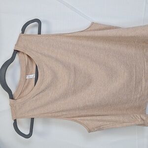 Fabletics Blake Muscle Tank Size L Color Beige NWT